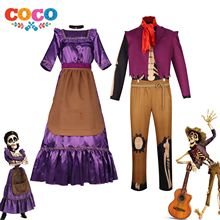 寻梦环游记 梅尔达埃克托cosplay万圣节亡灵节角色扮演装扮服套装