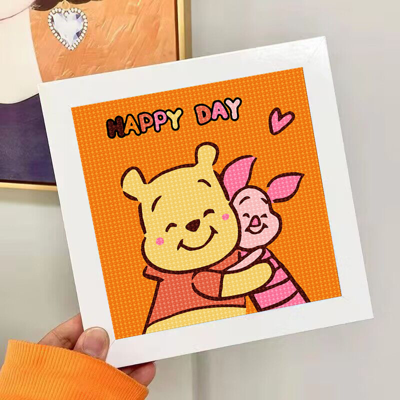 Nuevo dibujo de diamante infantil de labu diy pegatinas de diamante con marcos de fotos hechas a mano diy puzzle pegatinas de mampostería image 98