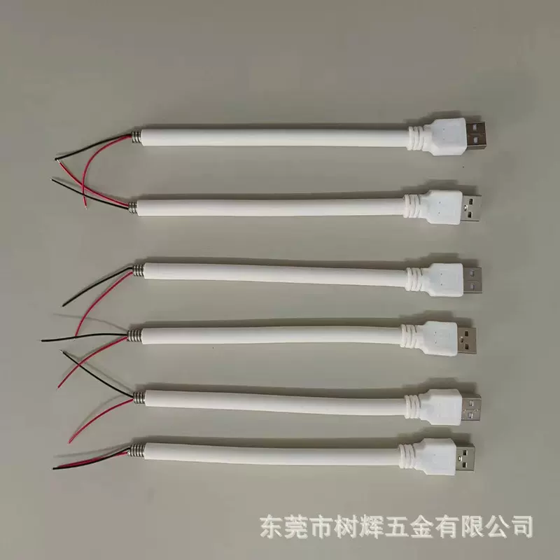 厂家供应智能语音小夜灯USB软管 台灯鹅颈管 硅胶定型万向管