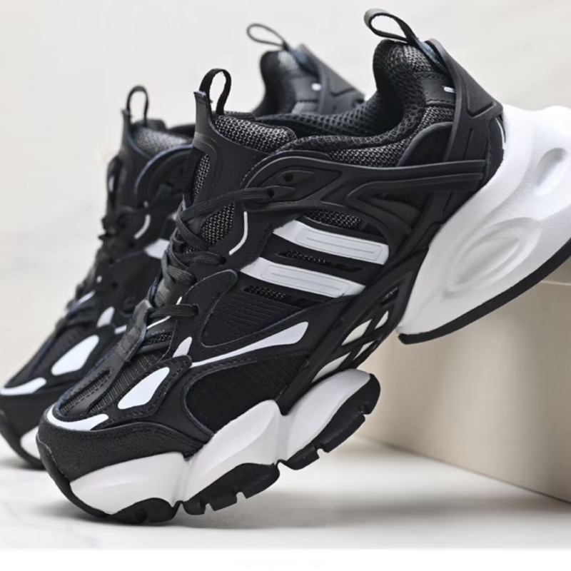 Putian Shoes Pure Original Ad Shoes Light Armor Shoes Xlg High Version Black Warrior Dad Shoes Thick-Soled Low-Top Fd6734975