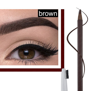 Machete hard core eyebrow pencil non-marking long-lasting waterproof sweat-proof root clear wild eyebrow makeup artist Special