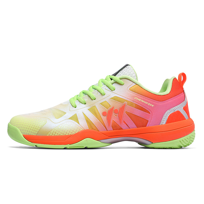 Nuevos zapatos de bádminton transfronterizos para estudiantes de secundaria, cómodos amortiguadores de rebote, zapatos deportivos ligeros transpirables al por mayor