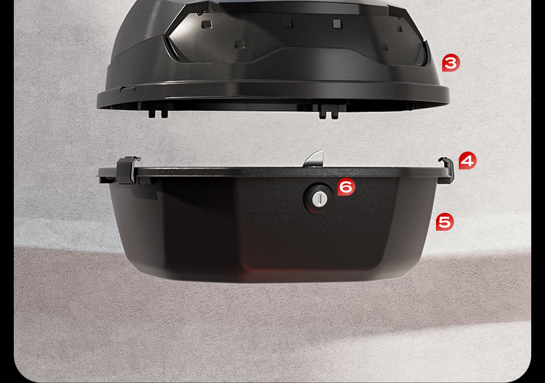 Suitable for Electric Vehicle Trunk, Universal for Aimaadi, Dalin, and Luyuan Large Battery Electric Scooters