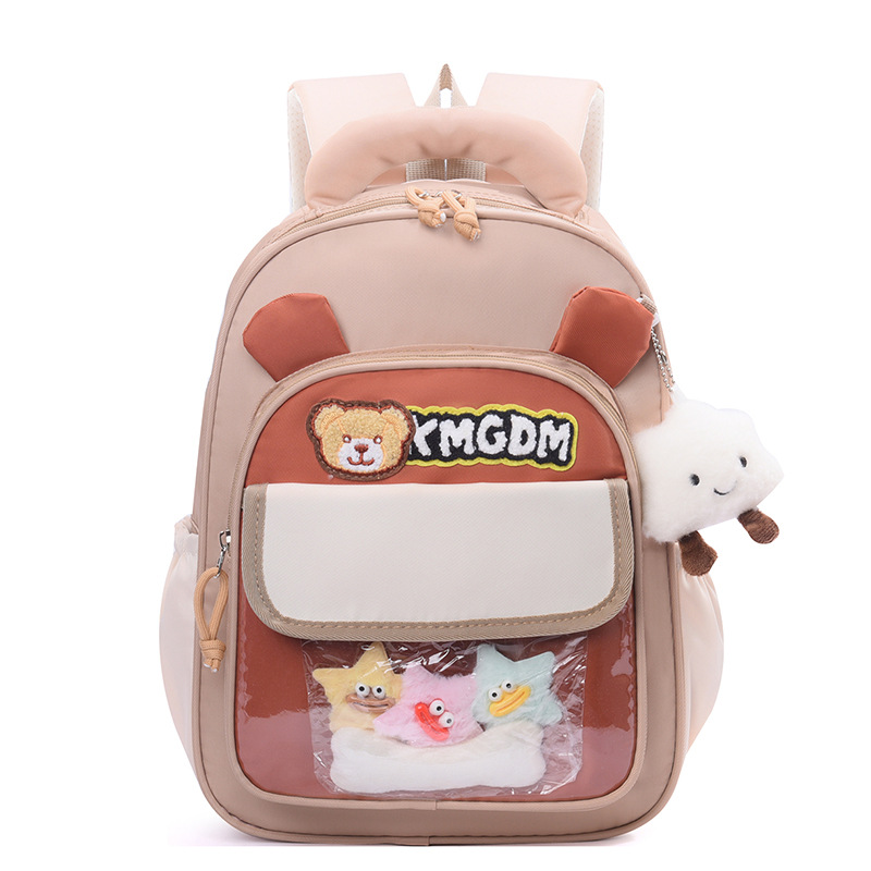 Nuevas bolsas de dibujos animados para niños, bolsas escolares de niñas de grado 1, 2 y 3, bolsas de hombro ligeras para niños