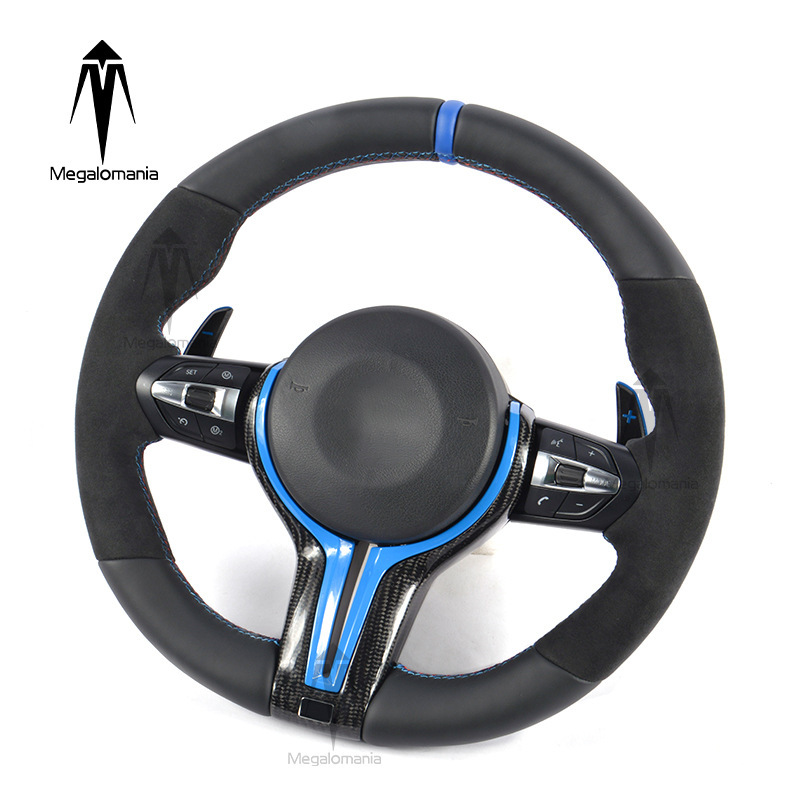 Suitable for Bmw F Chassis 1234567 Series X1X2X3X4X5X6F10F30 Modified Suede Mp Steering Wheel