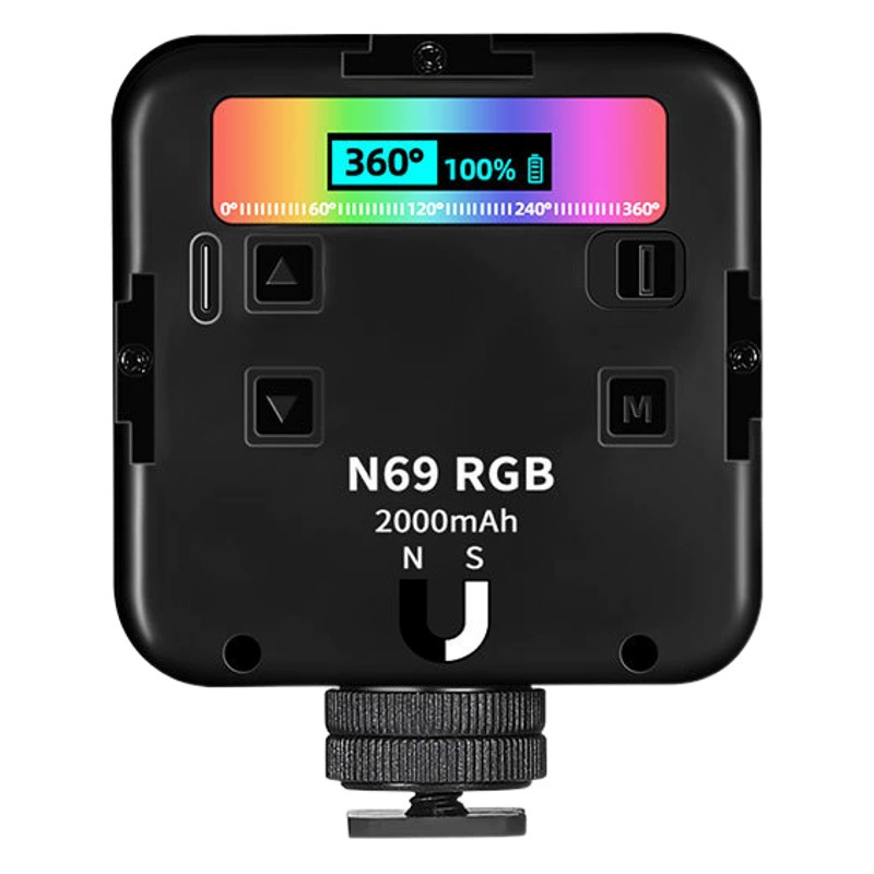 N69 портативный заполняющий свет болтовня для съемки мобильного телефона полноцветная мини светодиодная лампа бусина ручная vlog лампа для фотосъемки карманная лампа