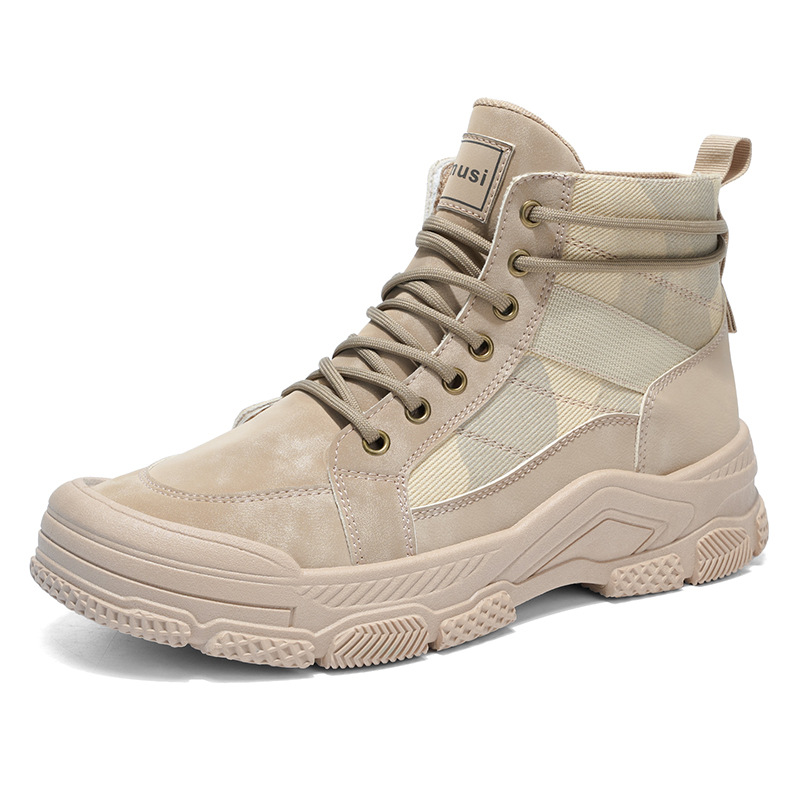BOTAS Martin de alta gama, zapatos para hombres, nuevos sitios de construcción en otoño, ropa de trabajo, zapatos de trabajo antideslizantes, resistentes al desgaste, deportes y zapatos de trabajo de ocio para hombres image 6