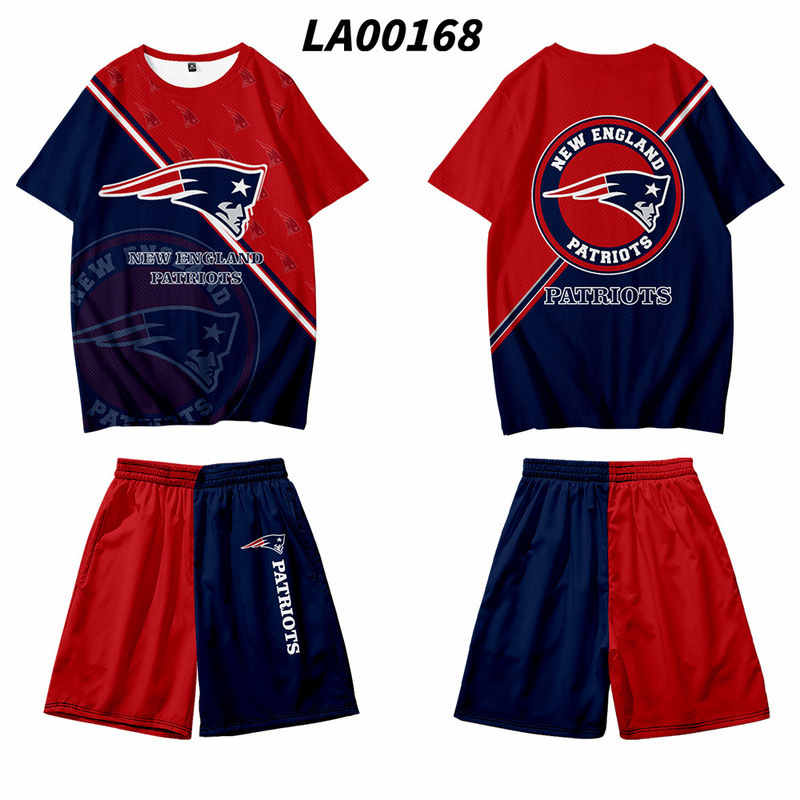 2021 traje de equipo uniforme de la NFL impresión digital impresión digital pantalones cortos de manga corta para hombres y mujeres todos los días se pueden fijar Z