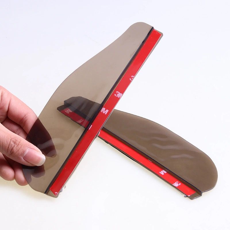 Espejo retrovisor del coche lluvia ceja cubierta de lluvia escudo coche luz lluvia ceja espejo retrovisor lluvia escudo par engrosada suave
