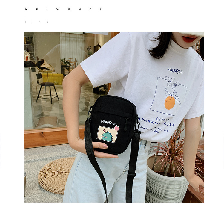 Summer small crossbody bag for girls, new small square crossbody bag for women, Japanese style small crossbody bag, casual retro style crossbody bag undefined