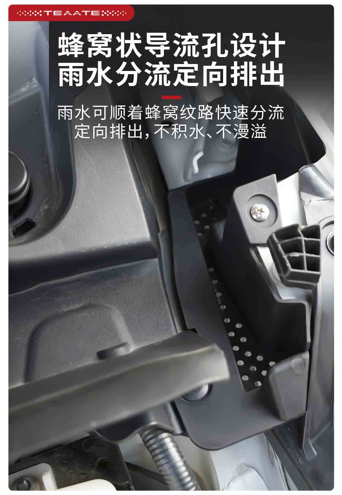 Tesa [Third Generation Honeycomb Diverter] Drainage Channel on Both Sides of the Cabin, Senna Grevia Drainage Leaf Guard