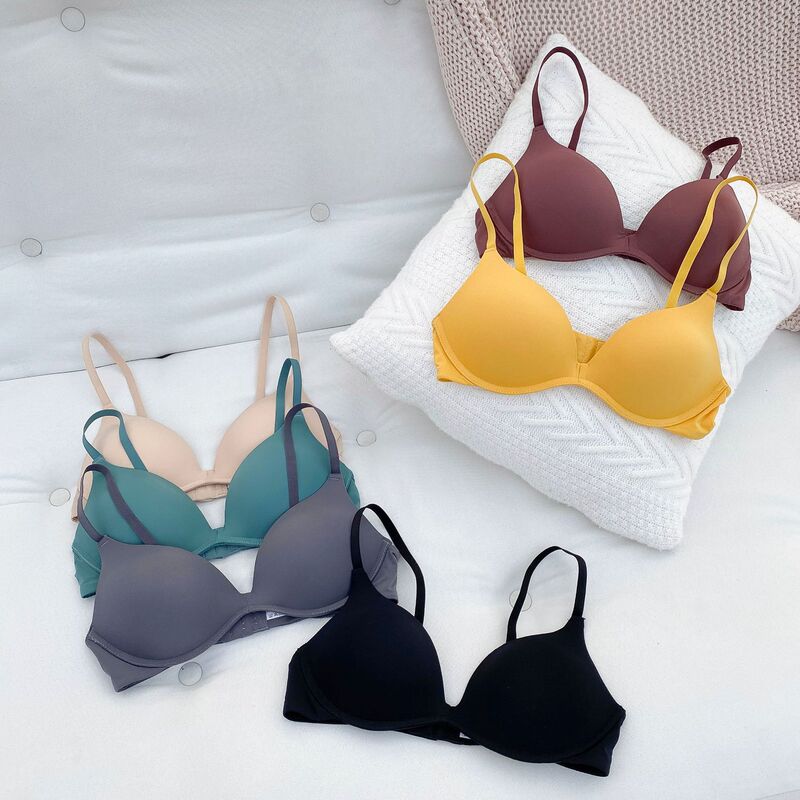2026 New Japanese-Style Simple Underwear for Women, Summer Thin Seamless Student Bra, One-Piece Wireless Bra 2026 New Japanese-Style Simple Underwear for Women, Summer Thin Seamless Student Bra, One-Piece Wireless Bra