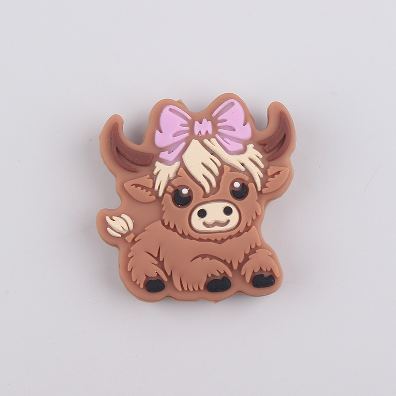 Nuevo estilo Yak Brothers cuentas de silicona dibujos animados cuentas sueltas joyas red creativa cadena de teléfono rojo di cuentas bolígrafo