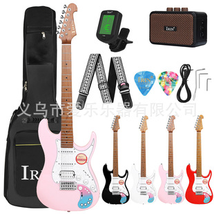 Irin Smart Portable Electric Guitar Built-In Effector Electric Guitar Bluetooth Headset Monitoring Silent Practice Guitar Factory