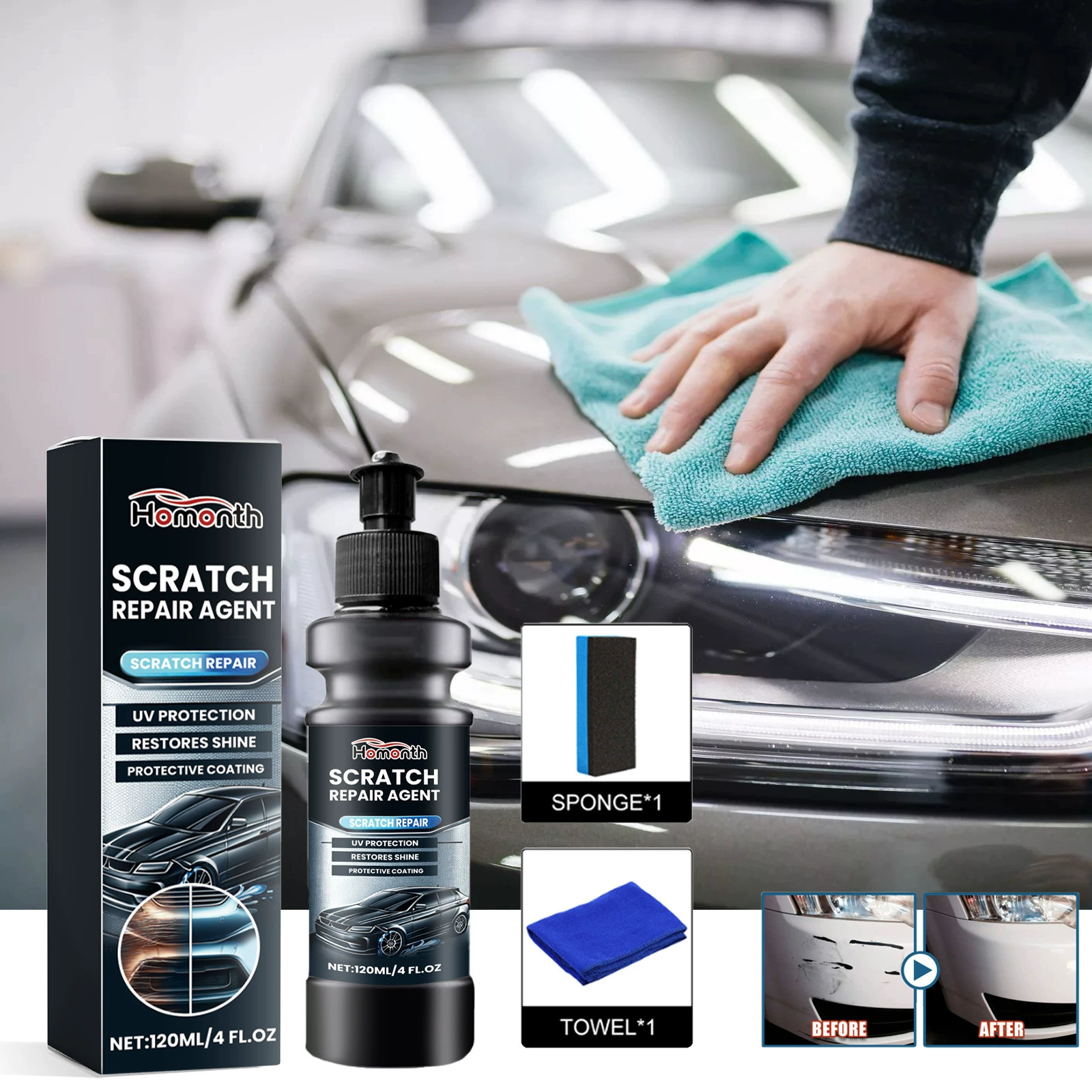 Homonth Scratch Repair Agent Refurbished coating