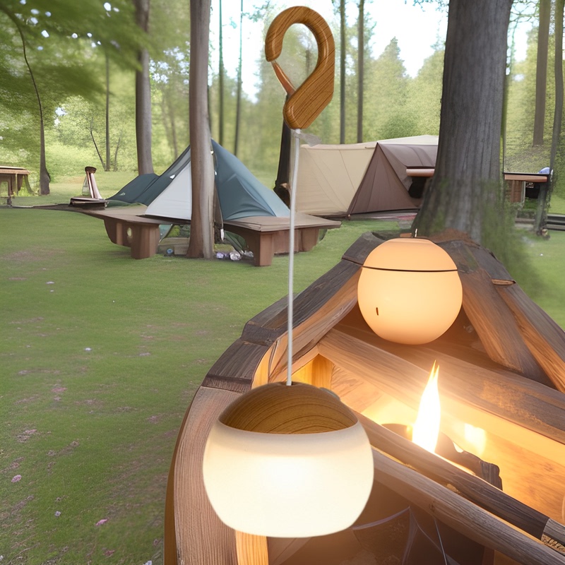 Outdoor charging pendant lamp hook type small lamp usb camping lamp lithium battery portable waterproof atmosphere lamp long battery life