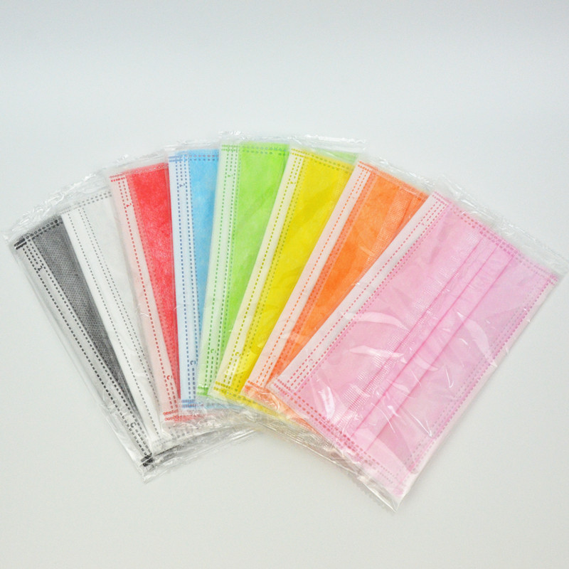 广州现货一次性口罩face mask  BFE95过滤熔喷布独立包装防尘口罩