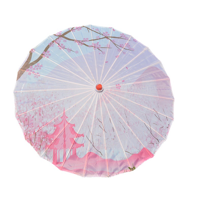 Paraguas de papel engrasado impermeable paraguas artesanal para niños paraguas decorativo antiguo accesorios de fotografía al aire libre impresión paraguas de baile al por mayor