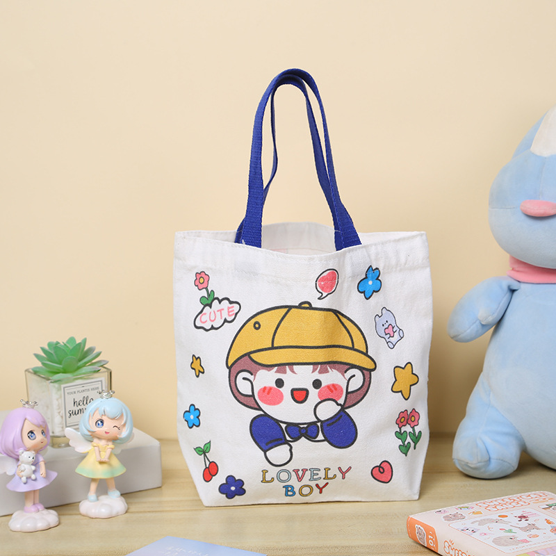 Bolso de lona de recuerdo para niños Bolso de regalo de cumpleaños para niños de escuela primaria Bolso de regalo de regalo de jardín de infantes