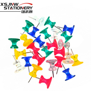 Cross-border special for 100 pieces of oversized I-nails oversized color thumbtacks office nail art painting thumbtacks