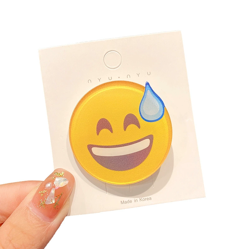 Набор заколок для волос (Drip Khan) наклейки Emoji Water-Drop & Sweat, 16 вариантов
