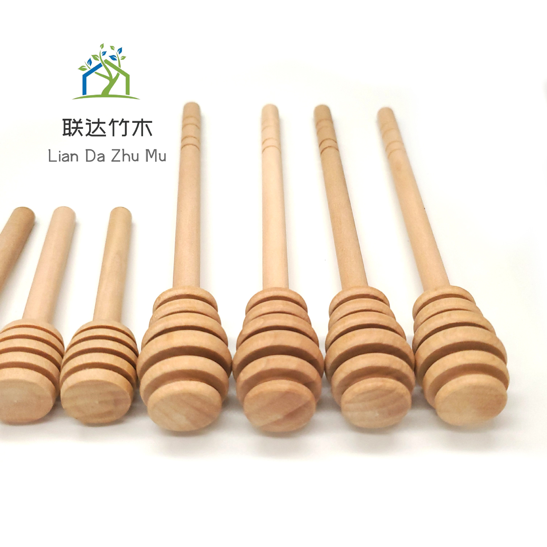 Palo para mezclar miel de madera maciza Bebida de té con leche Palo para extraer líquido para mezclar mermelada Palo para recoger miel de madera al por mayor