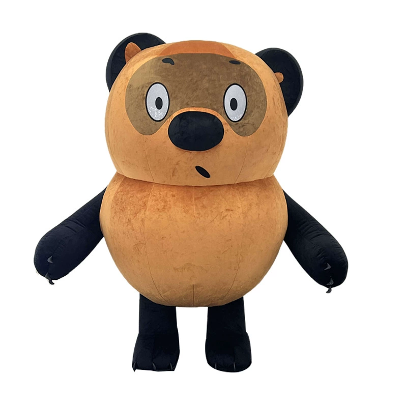 Brown inflatable cartoon doll, Winnie the Pooh