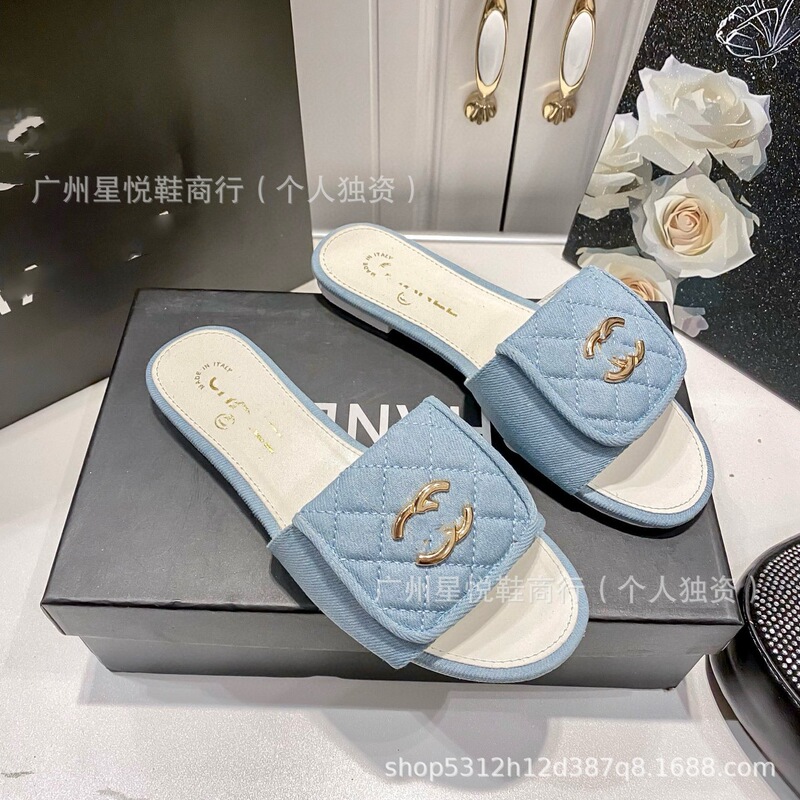 Ku Series 2025 Rhombic Metal Buckle Flat Bottom One-line Belt Summer New Genuine Leather Elegant Casual Open Toe Sandals for Women Ku Series 2025 Rhombic Metal Buckle Flat Bottom One-line Belt Summer New Genuine Leather Elegant Casual Open Toe Sandals for Women