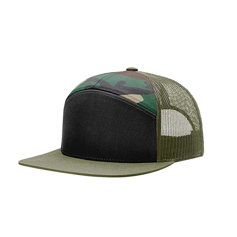 Unisex Simple Style Solid Color Camouflage Embroidery Flat Eaves Baseball Cap display picture 1