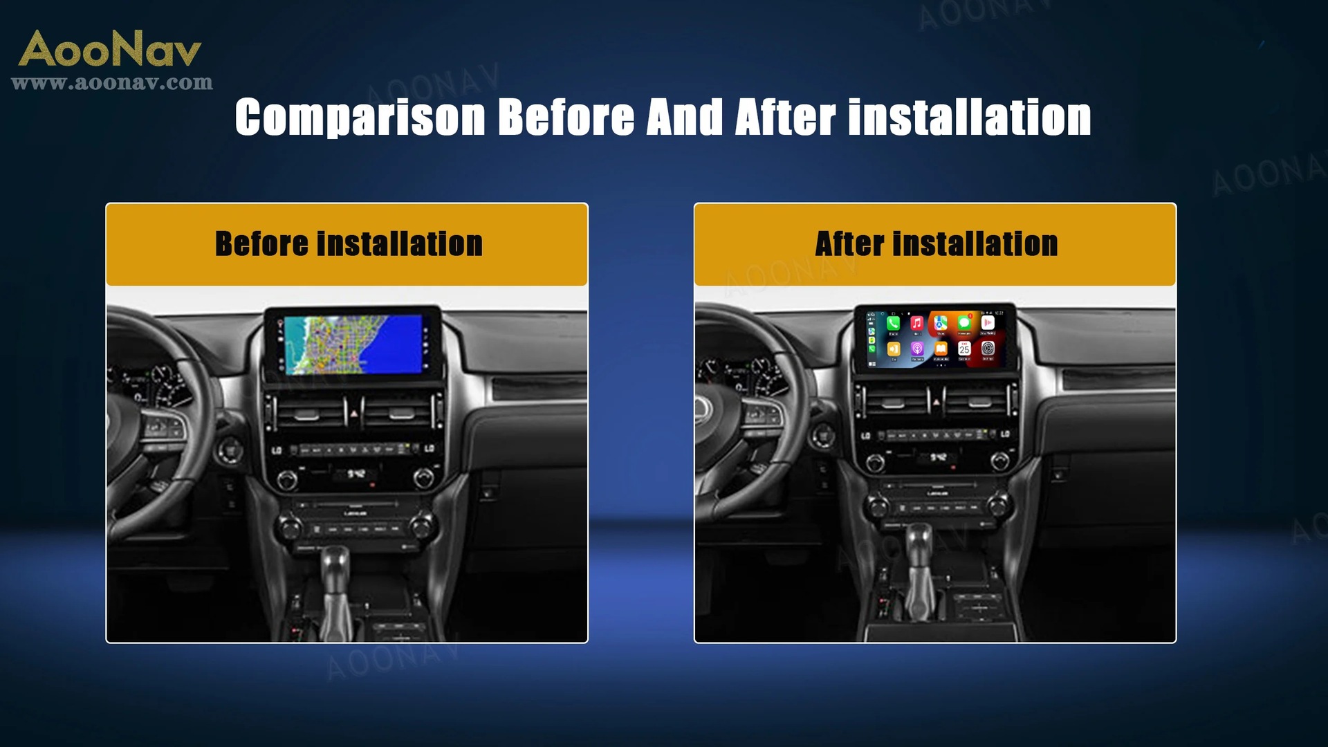 Wireless Carplay Is Suitable for the Lexus Gx Gx400 Gx460 Car Linux System Upgrade Box