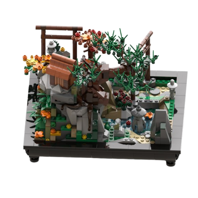 Modèle de plante arbre en blocs de construction à assembler_voghion.com