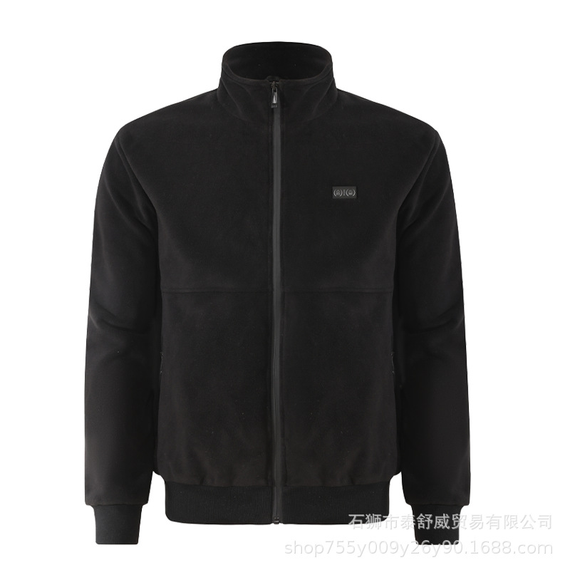 Otoño y invierno nuevo tipo de chaqueta caliente inteligente de calefacción, chaqueta caliente de terciopelo, chaqueta de calefacción eléctrica de calefacción USB, ropa de calefacción de temperatura constante