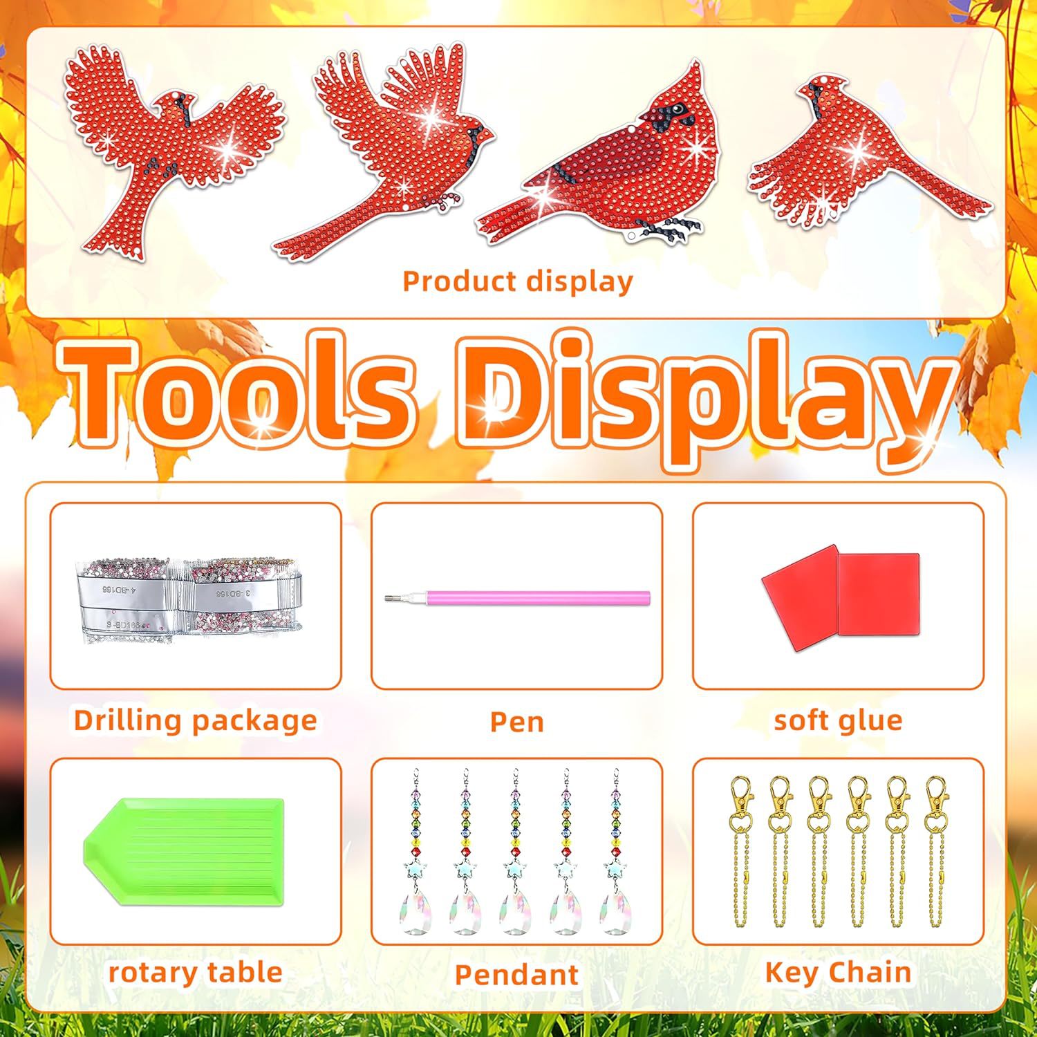 Colgante de campanilla de viento con pintura de diamantes 5D, decoración colgante DIY con diamantes completos, adorno de cristal hecho a mano para ventana de balcón, decoración DIY con incrustaciones de diamantes.