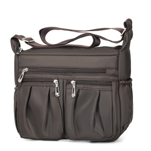 Large-Capacity Middle-Aged and Elderly Women's Bags, Women's Bags, Nylon Oxford Canvas Bags, Shoulder Cross-Body Bags, Waterproof Mother Bags