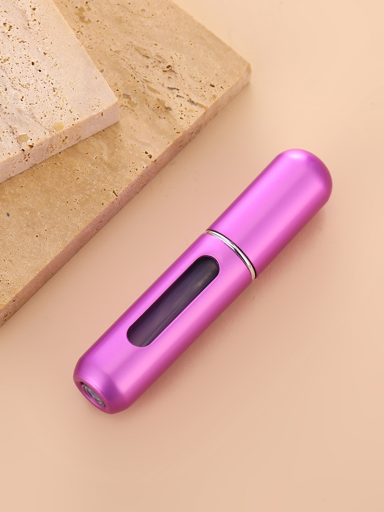 5ml de carga directa inferior perfume sub-botella portátil tipo empuje muestra de aerosol de aluminio botella vacía mini niebla fina sub-embalaje artefacto