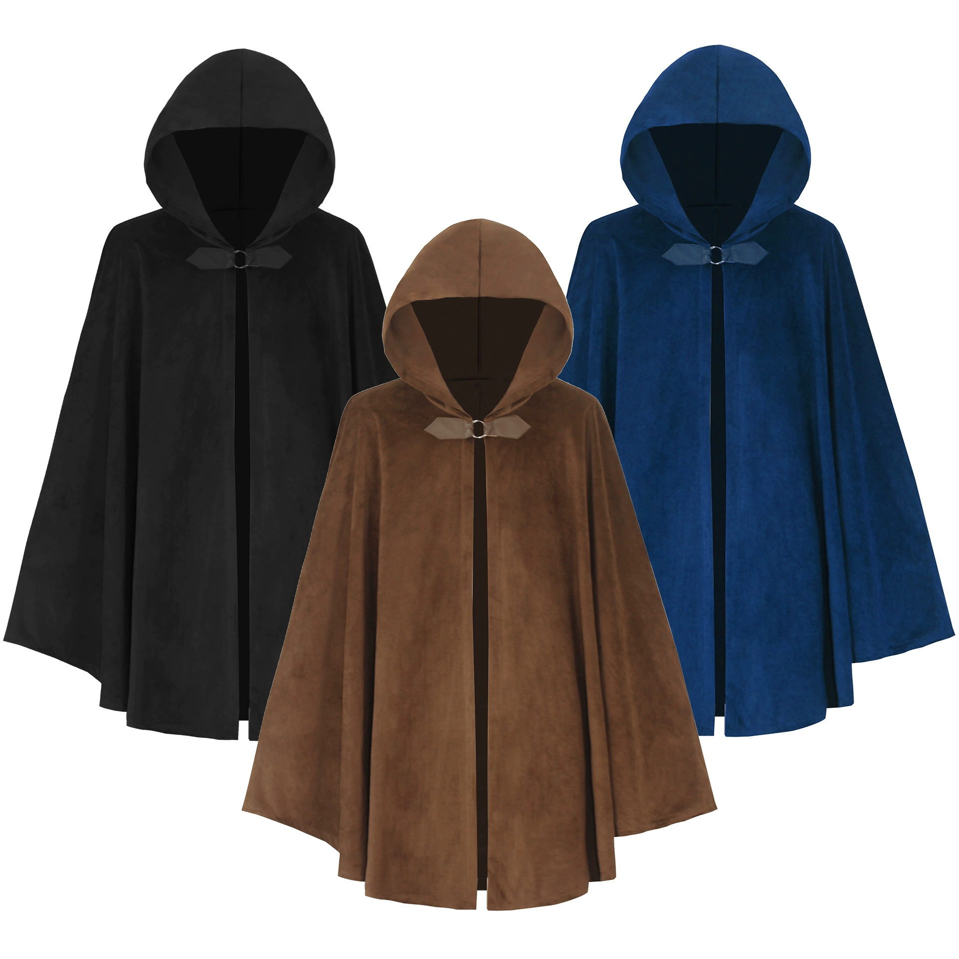 Трансграничный Amazon, новый трехцветный плащ с капюшоном, плащ для косплея, средневековая ролевая игра, сценическое представление