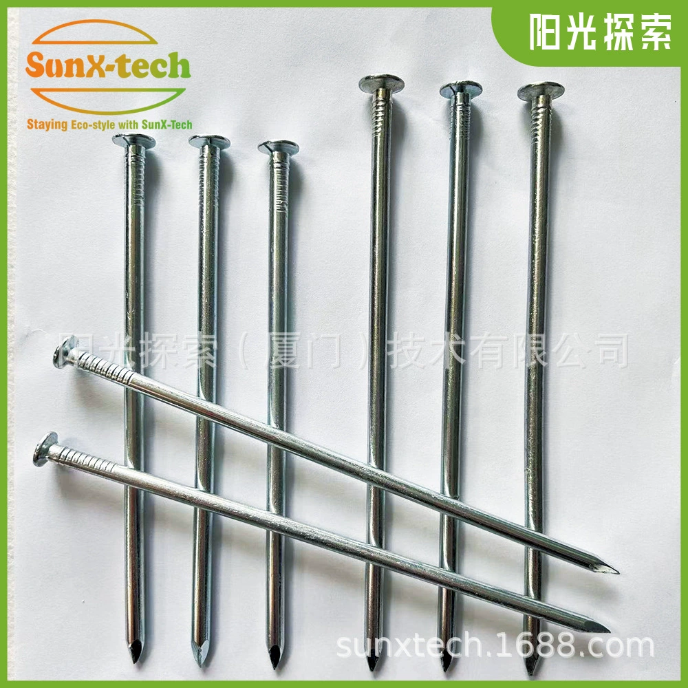 Оцинкованные гвозди, цементные гвозди, крупные гвозди для строительства, гвозди для газонных матов, гвозди для барьеров от сорняков, экспорт в Японию, трансграничные продажи