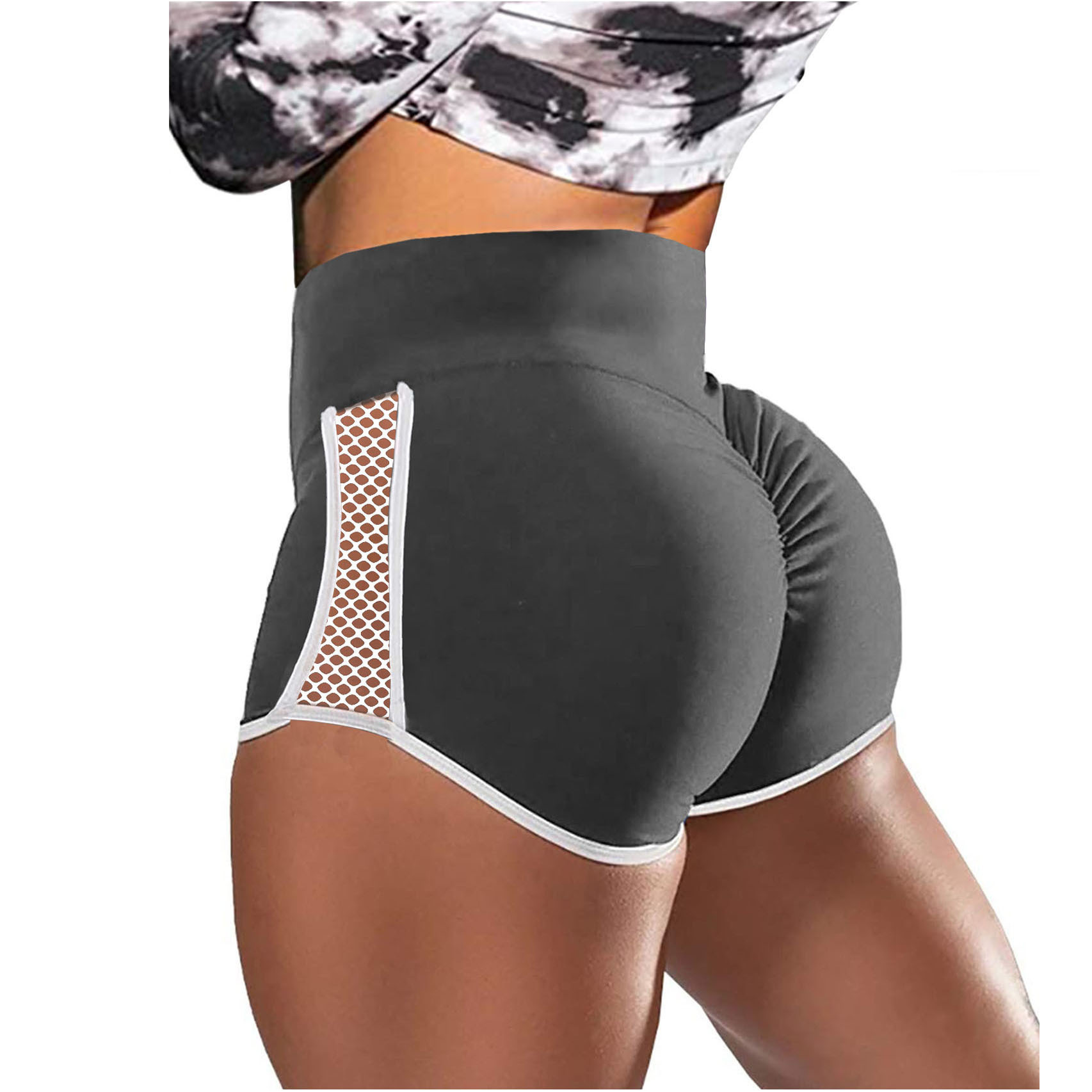 Damen Lässig Einfacher Stil Klassischer Stil Einfarbig Polyester Aktive Hose Shorts display picture 5