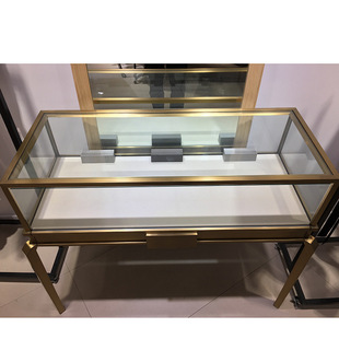 Jewelry Counter Stainless Steel Display Cabinet Antique Jewelry Cabinet Boutique Display Cabinet Display Cabinet Shopping Mall Jewelry Cabinet Display Cabinet