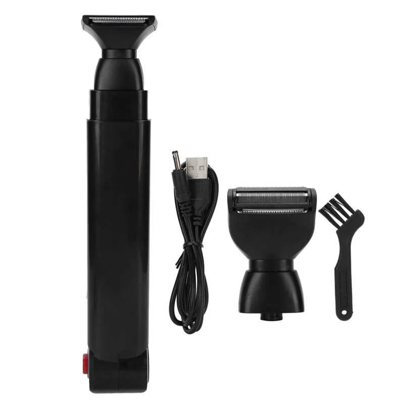 Cross-Border New Back Shaver Electric Shaver Men's Back Shaver Retractable Folding Back Hair Removal Device