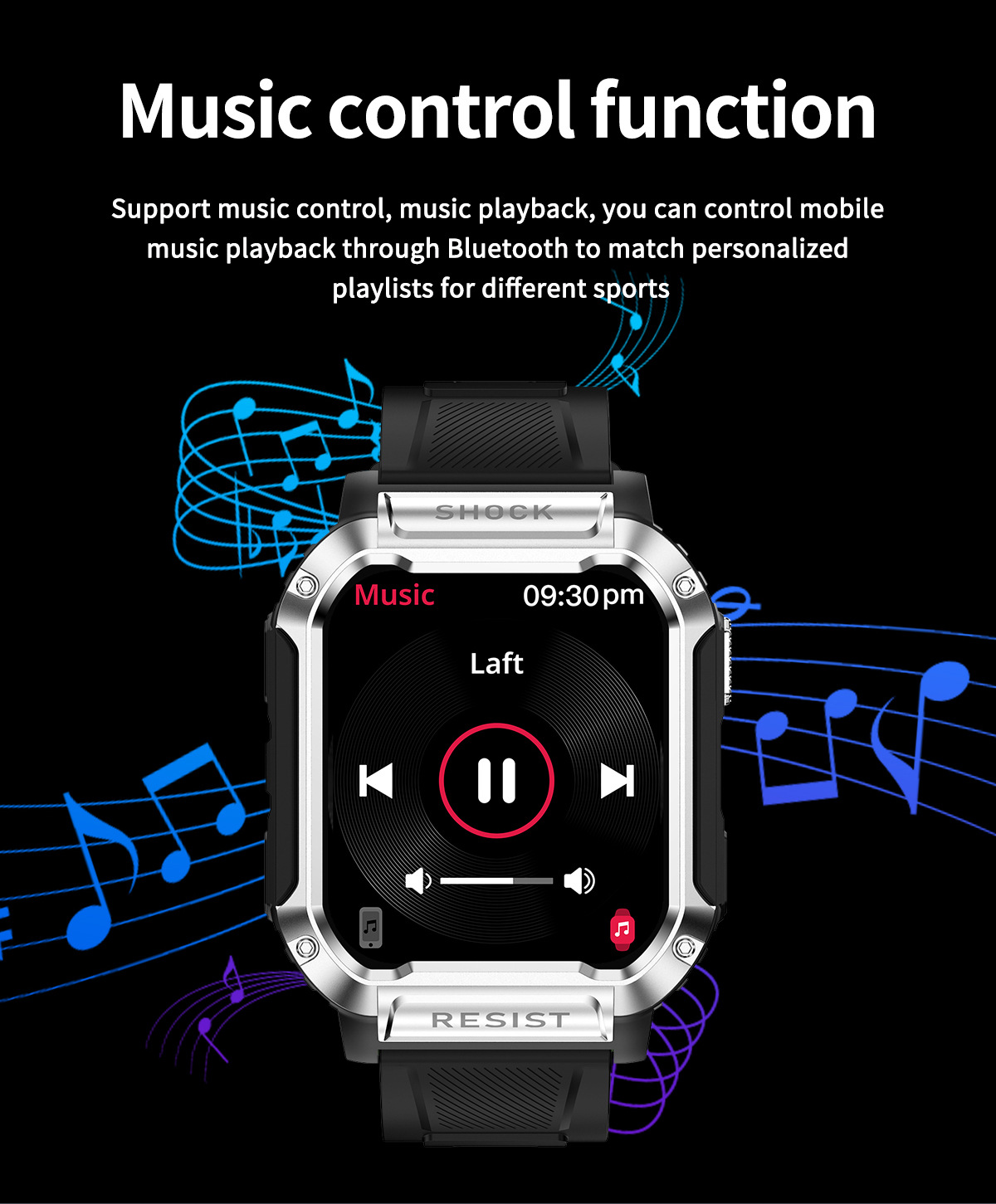 NK36 Smart Watch orologio da polso da uomo da 1,83 pollici chiamata Bluetooth_voghion.com