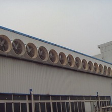 建材厂通风降温 环保空调 负压风机 降温水帘