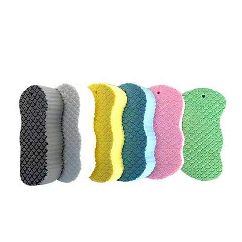 3D three-dimensional bath sponge sponge baby bath towel rub mud does not hurt the skin bath cotton baby fish scale pattern bath artifact