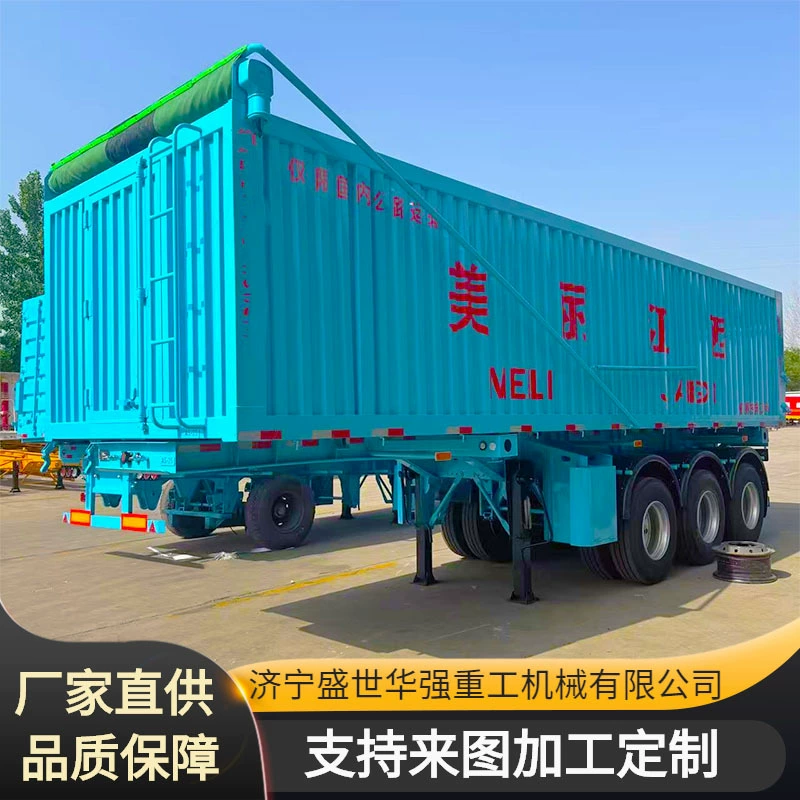 Производители полуприцепов продают 3-осные контейнерные скелетные полуприцепы, 60-тонные закрытые полуприцепы для перевозки сухих грузов.