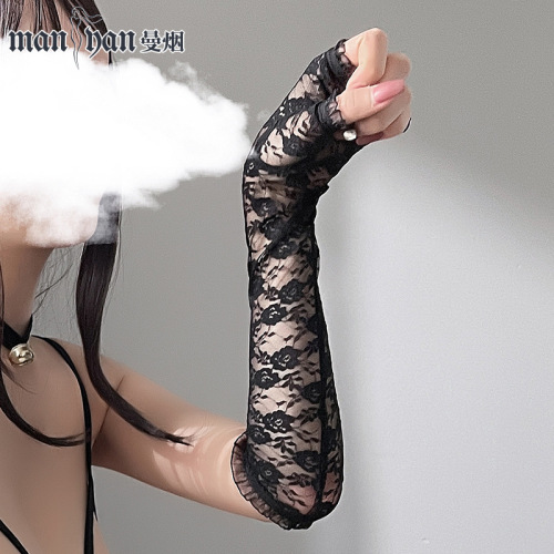 Manyan sexy lingerie, women's sexy lace see-through gloves, sleeves, sexy accessories 2651