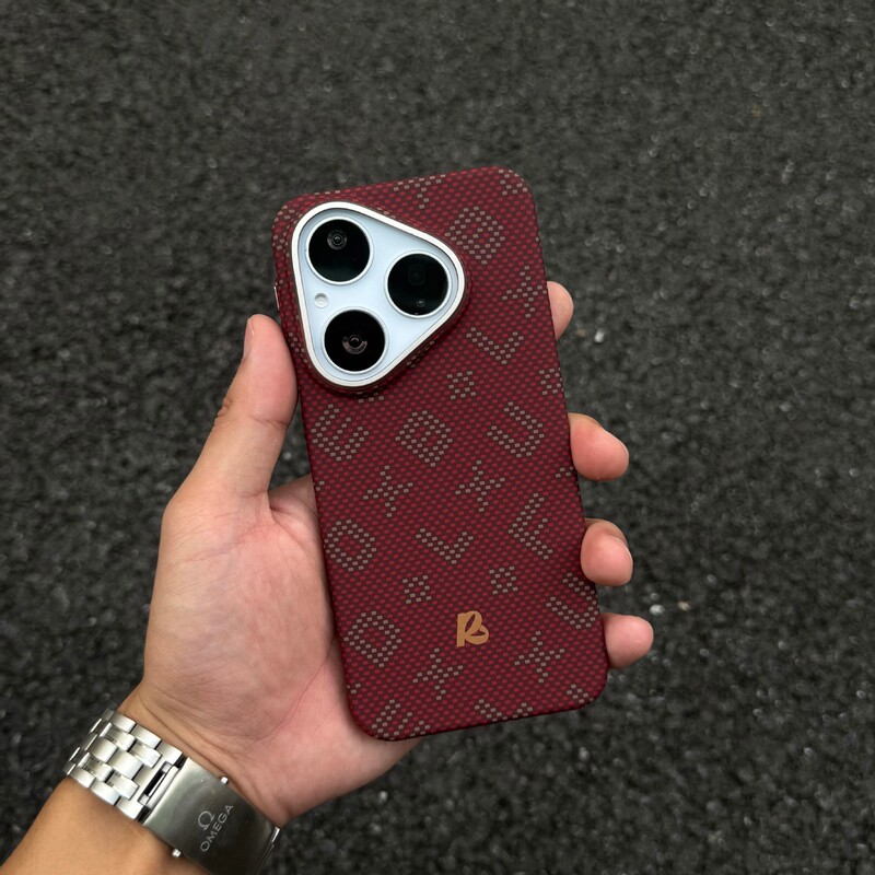 适用华为pura70pro手机壳新款超薄pc凯夫拉纹P80磁吸防摔保护壳硬|undefined