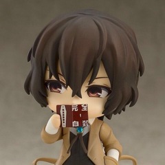 アニメ玩具卸売りq版粘土人657 # 太宰治が顔を変えて人形を作る