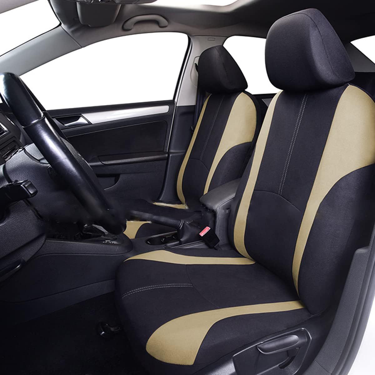 Foreign Trade Export to Europe and America, Vertical Striped Waistline Car Seat Cover Fabric, Universal for All Seasons, Cross-Border, Mexico, Large Quantities in Stock