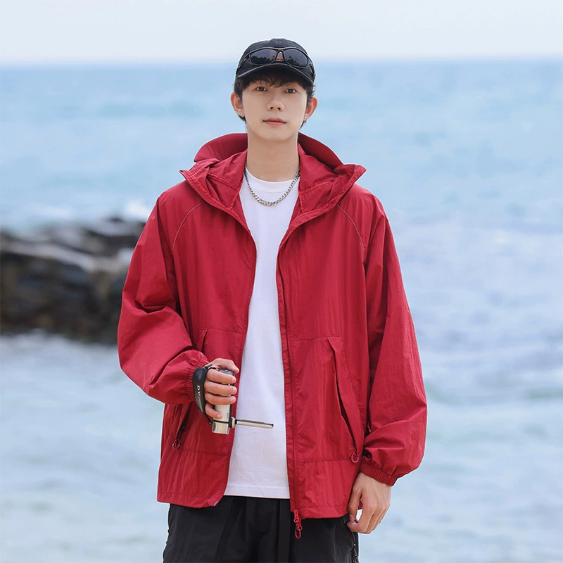 Популярная одежда для защиты от солнца для езды на велосипеде, летняя тонкая куртка для альпинизма на открытом воздухе, модная и модная мужская и женская одежда для защиты от солнца с защитой от ультрафиолета.