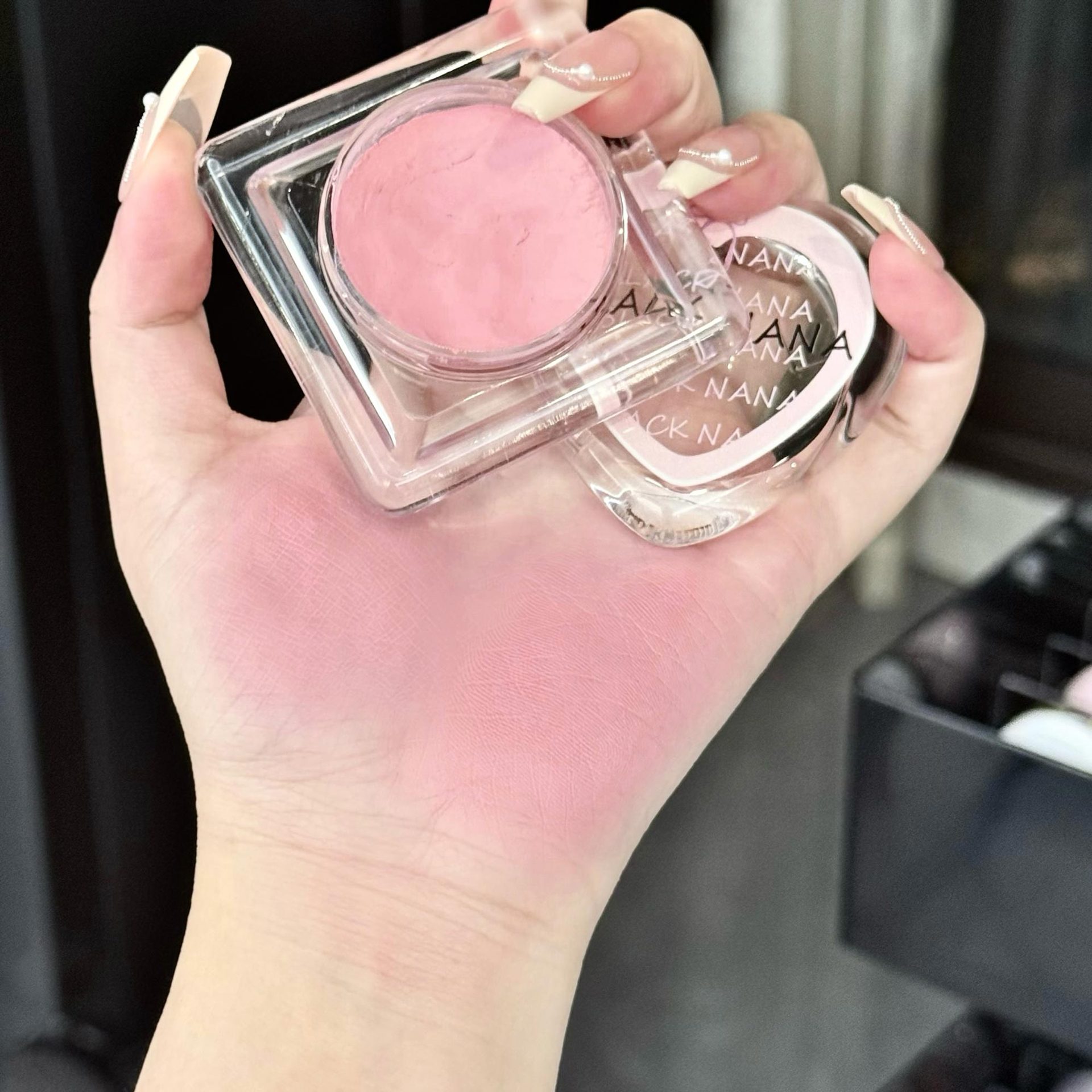 BLACK NANA Blush Low Saturation Strawberry Milk Color Melon Color Mashed Potato Eyeshadow Universal Blush Palette Wholesale undefined